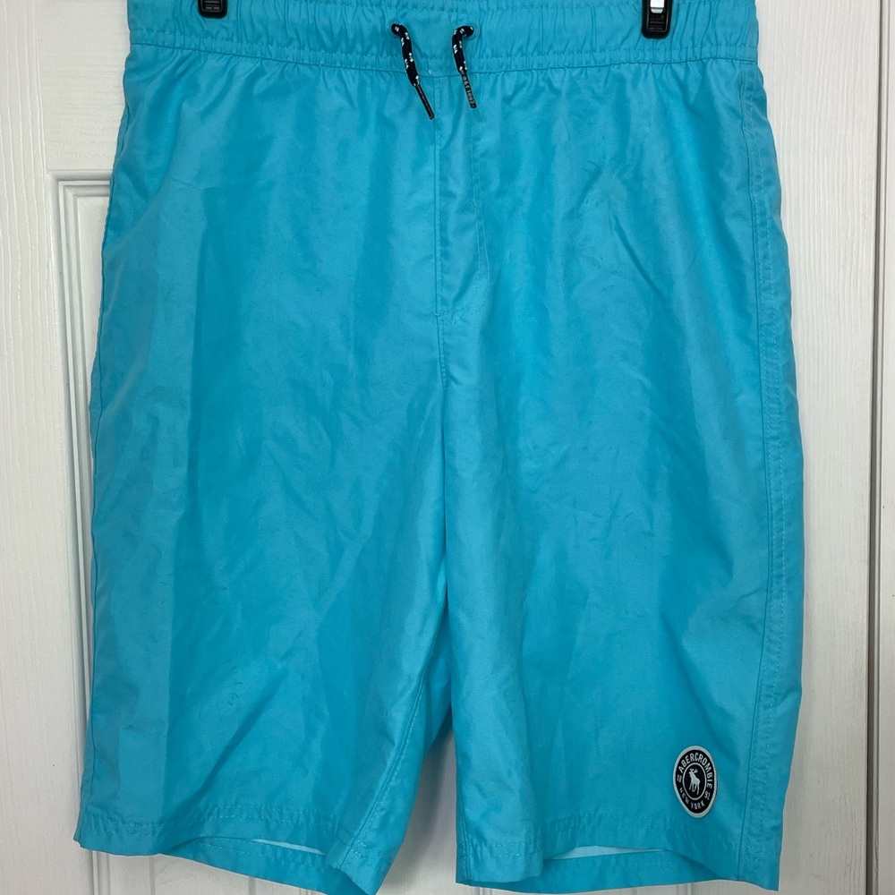 NWT Abercrombie Kids Boys 15/16 Color Changing Logo Boardshorts